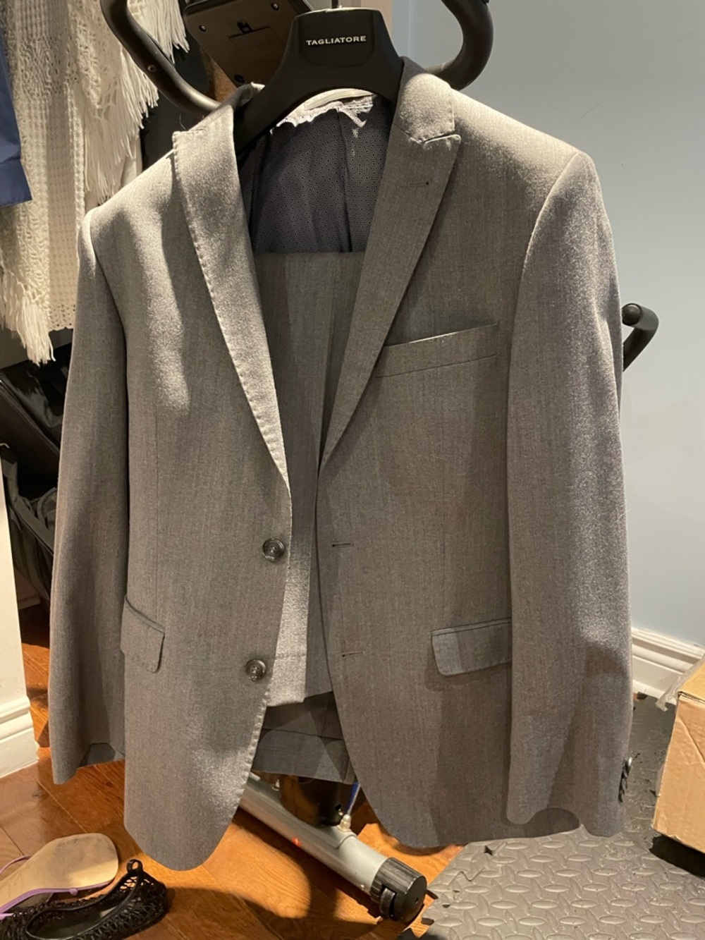 Full grey suit with pants